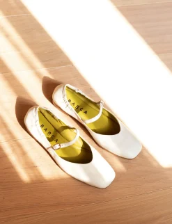 Clearance Ballerine tacco 1cm pelle Donna Ballerine