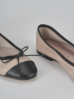 Discount Ballerine tacco 1cm pelle Donna Ballerine