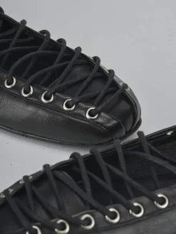 Clearance Ballerine tacco 1cm pelle Donna Ballerine