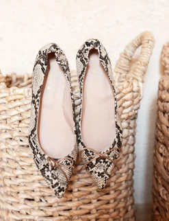 Ballerine tacco 1cm pelle Donna Ballerine