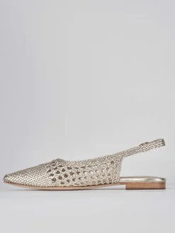 Clearance Ballerine tacco 1cm pelle Donna Ballerine