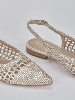 Clearance Ballerine tacco 1cm pelle Donna Ballerine