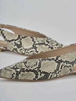 Outlet Ballerine tacco 1cm pitone Donna Ballerine