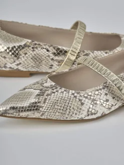 Online Ballerine tacco 1cm pitone Donna Ballerine