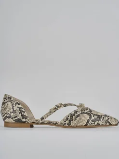 Hot Ballerine tacco 1cm pitone Donna Ballerine