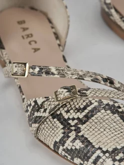 Hot Ballerine tacco 1cm pitone Donna Ballerine