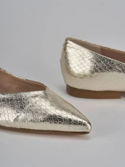 Clearance Ballerine tacco 1cm pitone Donna Ballerine