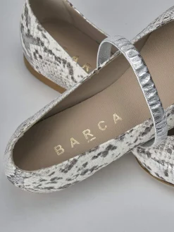 Hot Ballerine tacco 1cm pitone Donna Ballerine