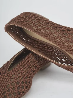 Hot Ballerine tacco 1cm tessuto testa Donna Ballerine