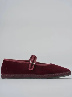 Online Ballerine tacco 1cm velluto bordo' Donna Ballerine