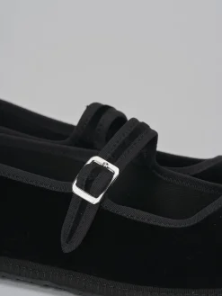 Ballerine tacco 1cm velluto Donna Ballerine