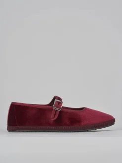 Clearance Ballerine tacco 1cm velluto bordo' Donna Ballerine