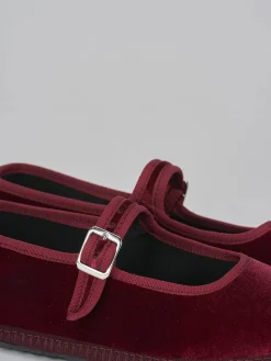 Clearance Ballerine tacco 1cm velluto bordo' Donna Ballerine