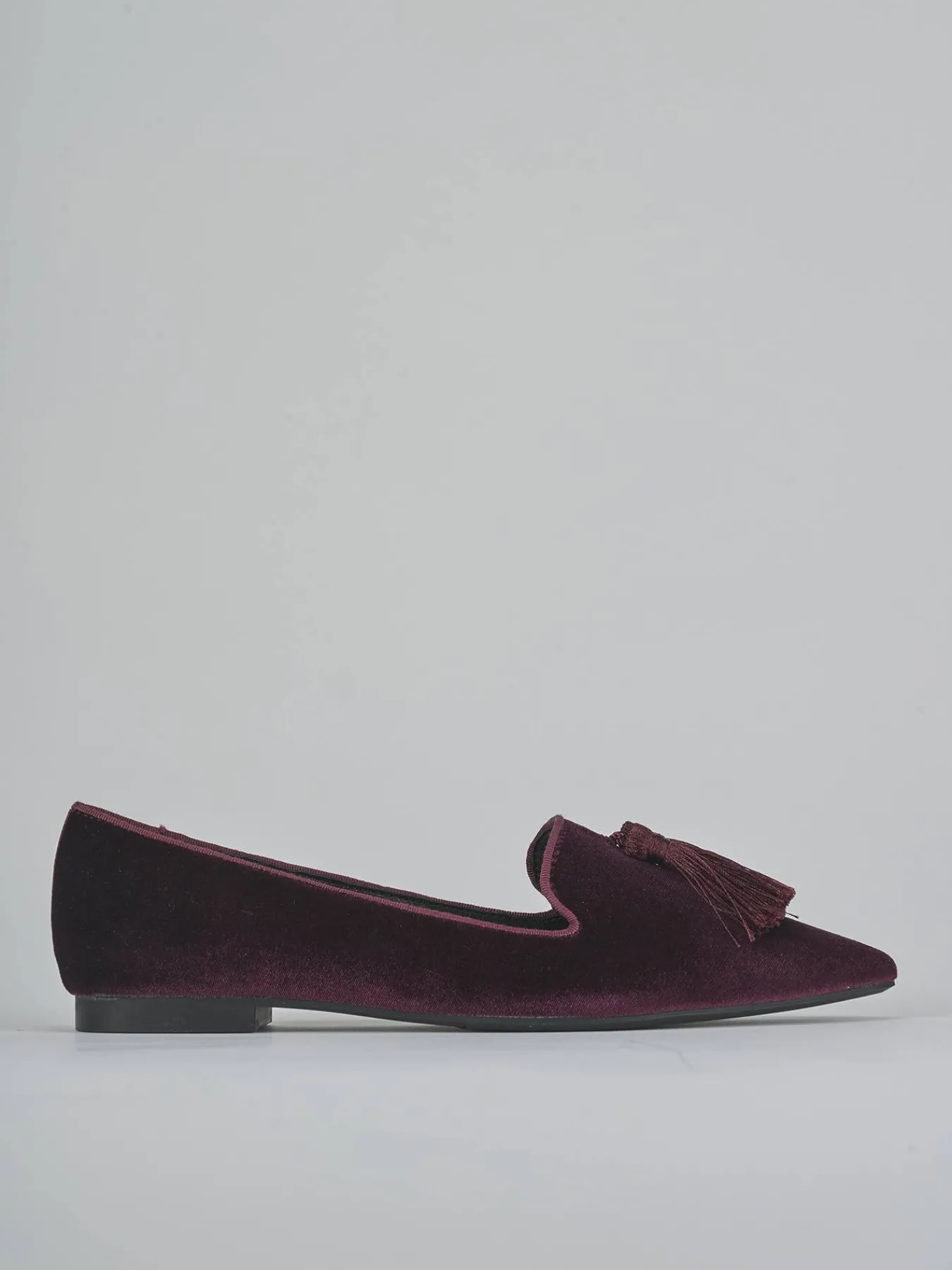 Clearance Ballerine tacco 1cm velluto bordo' Donna Ballerine