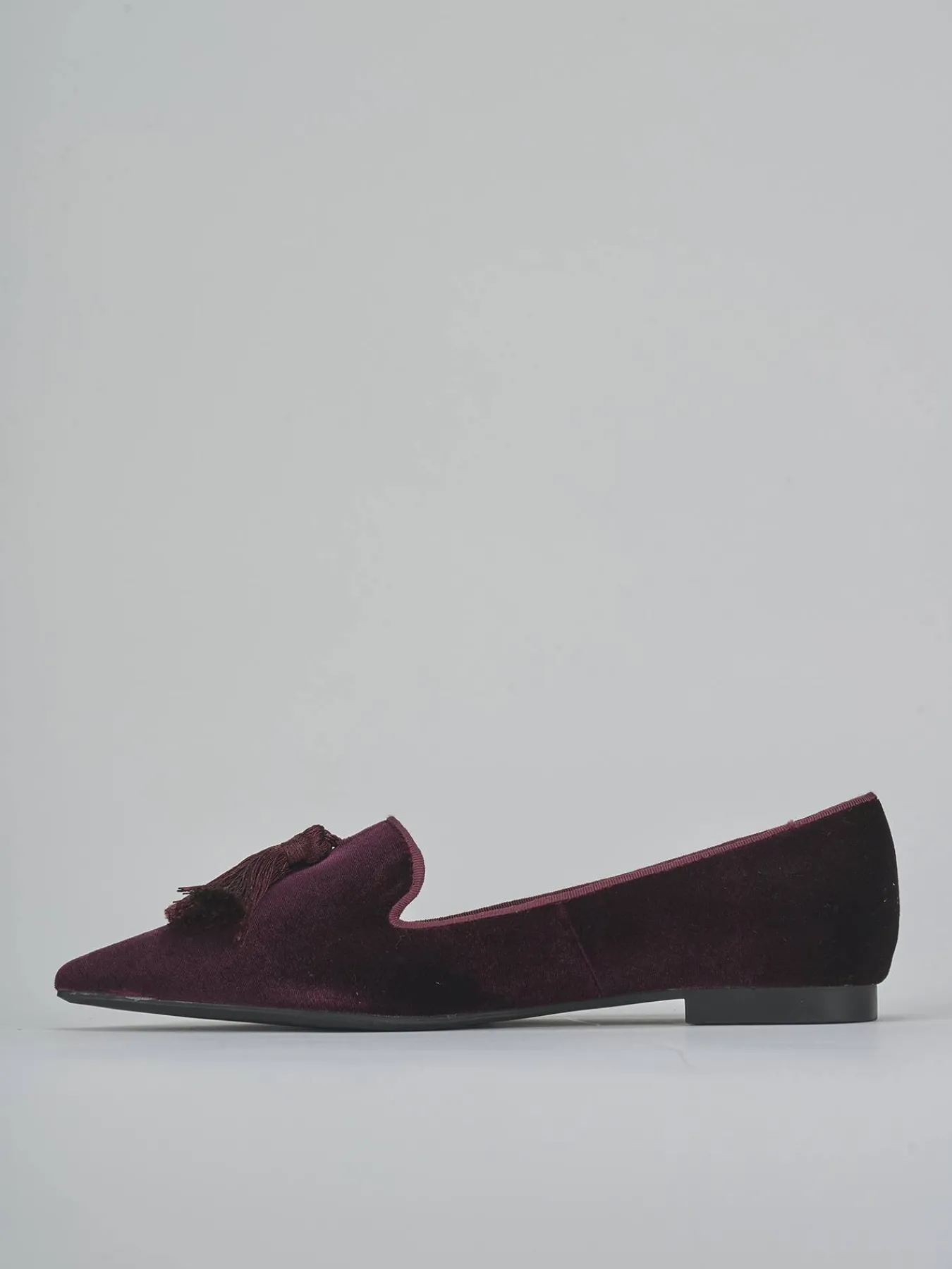 Clearance Ballerine tacco 1cm velluto bordo' Donna Ballerine
