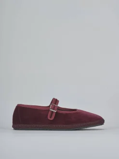 Hot Ballerine tacco 1cm velluto bordo' Donna Ballerine