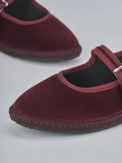 Hot Ballerine tacco 1cm velluto bordo' Donna Ballerine