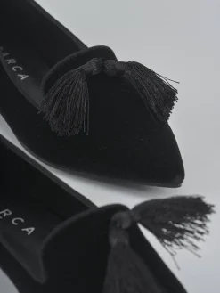 Online Ballerine tacco 1cm velluto Donna Ballerine