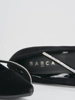 Ballerine tacco 1cm velluto Donna Ballerine