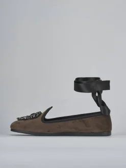 Best Ballerine tacco 1cm velluto testa Donna Ballerine