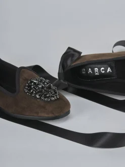 Best Ballerine tacco 1cm velluto testa Donna Ballerine