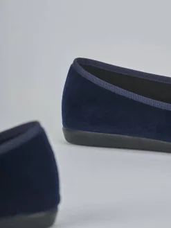 Discount Ballerine tacco 1cm velluto Donna Ballerine