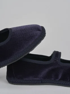 Discount Ballerine tacco 1cm velluto Donna Ballerine