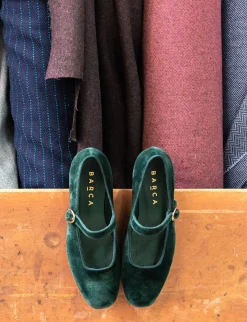 Hot Ballerine tacco 1cm velluto Donna Ballerine