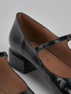 New Ballerine tacco 2cm vernice Donna Ballerine