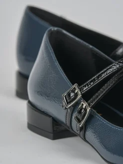 Clearance Ballerine tacco 2cm vernice Donna Ballerine