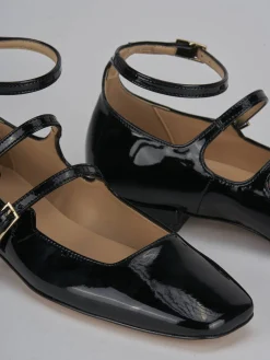 Ballerine tacco 1cm vernice Donna Ballerine