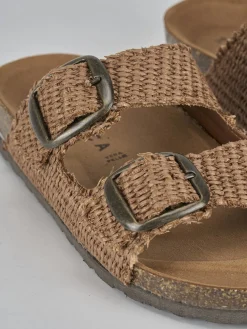 New Ciabatta tacco 1 cm tessuto Donna Ciabatte