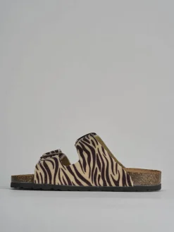 New Ciabatta tacco 1 cm pelle Donna Ciabatte