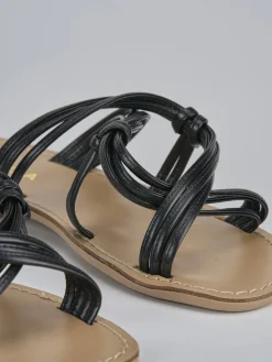 Outlet Ciabatta tacco 1 cm pelle Donna Ciabatte