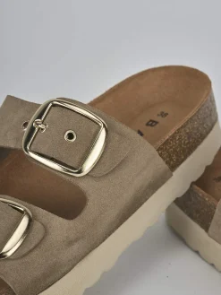 Sale Ciabatte camoscio Donna Ciabatte