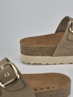 Sale Ciabatte camoscio Donna Ciabatte