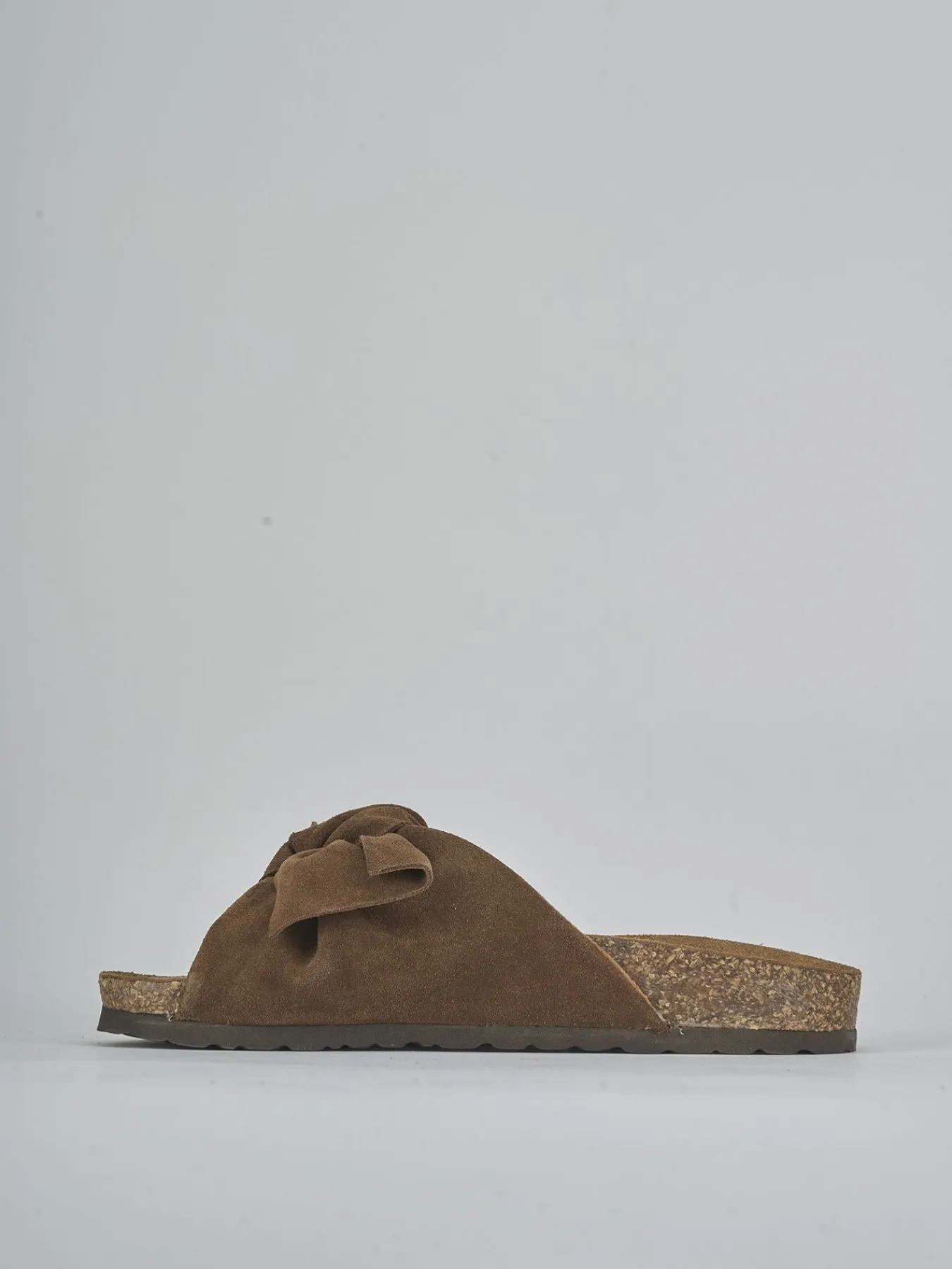 Ciabatte camoscio testa Donna Ciabatte