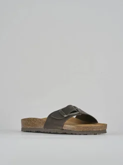 Outlet Ciabatte pelle testa Donna Ciabatte