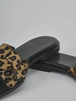 Discount Ciabatte tacco 1cm cavallino Donna Ciabatte