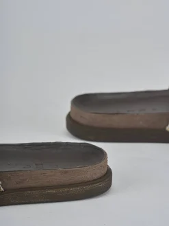 Outlet Ciabatte tacco 1cm cavallino Donna Ciabatte