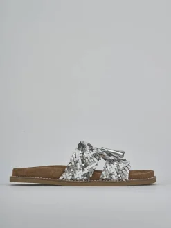 Clearance Ciabatte tacco 1cm laminato Donna Ciabatte