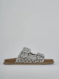 Hot Ciabatte tacco 1cm pelle Donna Ciabatte