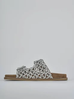 Hot Ciabatte tacco 1cm pelle Donna Ciabatte