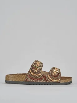 Best Ciabatte tacco 1cm pelle Donna Ciabatte