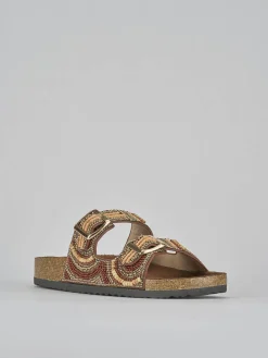 Best Ciabatte tacco 1cm pelle Donna Ciabatte