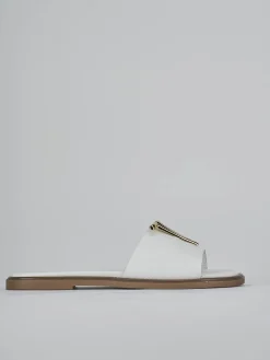 Clearance Ciabatte tacco 1cm pelle Donna Ciabatte