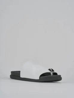 Outlet Ciabatte tacco 1cm pelle Donna Ciabatte