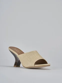 Best Ciabatte tacco 8cm pelle Donna Ciabatte