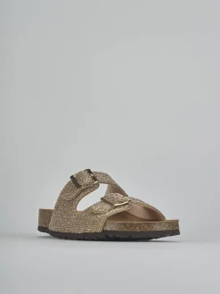 Clearance Ciabatte tacco 1cm pelle Donna Ciabatte