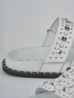 Hot Ciabatte tacco 1cm pelle Donna Ciabatte